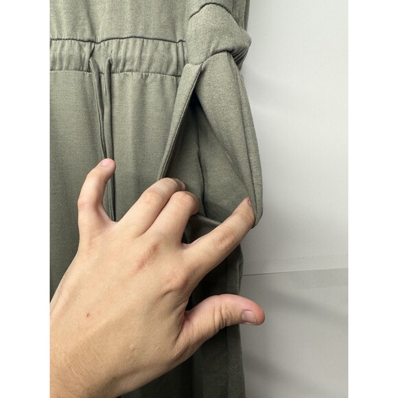 Ambience Women's Sleeveless Jumpsuit - Light Green Size Large - Drawstring Waist - Picture 11 of 12